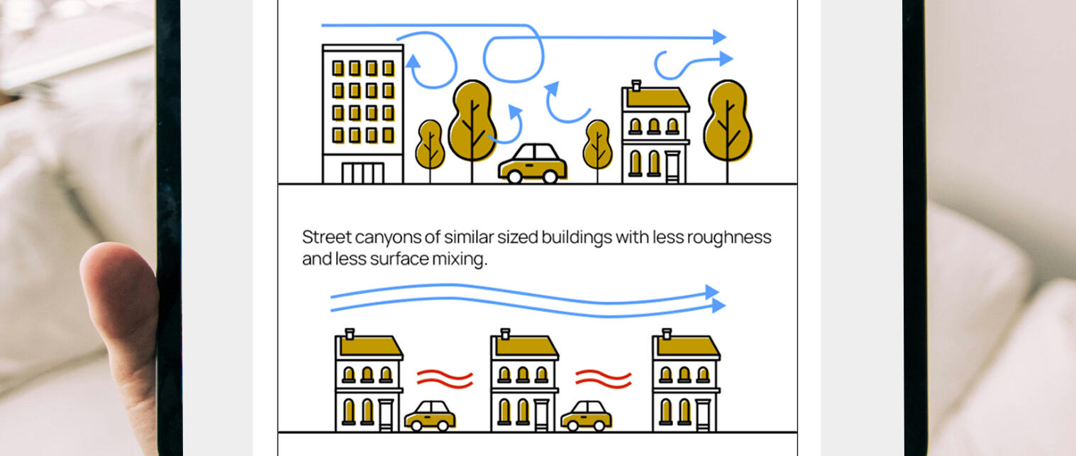 Ipad with illustration