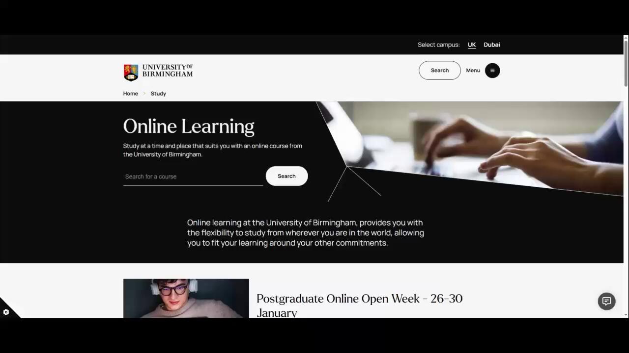 Website - Online study